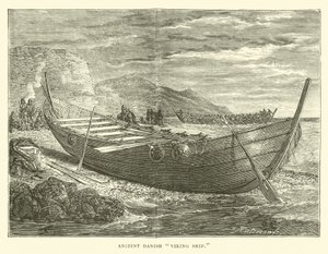 Eski Danimarka Viking Gemisi by English School