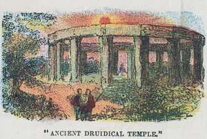 Antik druid tapınağı by English School