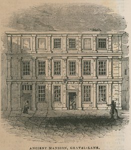Antik konak, Gravel Lane, Londra by English School