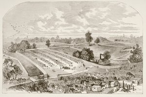 Andersonville Hapishanesi (litho) by English School