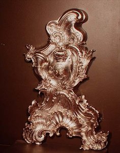 Andiron, Philip Jacob Drentwelt, 1747-49 (gümüş) by English School