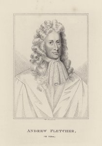 Andrew Fletcher (gravür) by English School
