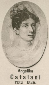 Angelika Catalani (gravür) by English School