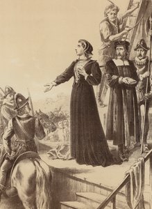 Ann Line, "Yolda duranlara yüksek sesle ilan etti" (lito) by English School
