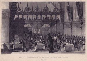 Trinity College'da yıllık sınav, Cambridge, Mayıs 1842 by English School