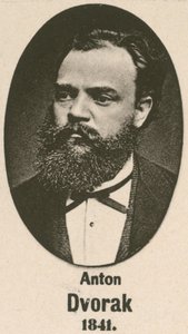 Anton Dvorak (gravür) by English School