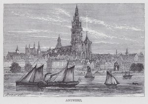 Anvers (gravür) by English School
