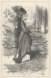 Aphra Behn, Oroonoko ve Imoinde (gravür) by English School