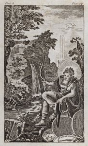 Apollo (gravür) by English School