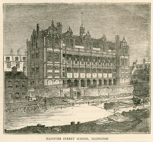 London School Board Mimarisi: Hanover Street School, Islington, Londra by English School