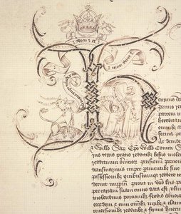 Arşiv 11980: Kral Henry VI tarafından Newton Longville mülklerinin New College Oxford