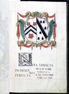 Arşiv 3693 fol.2 Yeni Binalar Yardım Kitabından Arması, Oxford by English School
