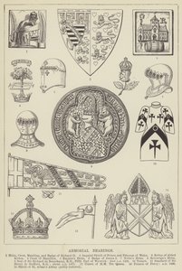 Armorial rulmanlar (gravür) by English School