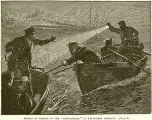 Shenandoah Denizcilerinin Melbourne Limanı