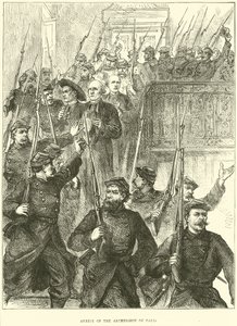 Paris Başpiskoposunun tutuklanması, Mart 1871 by English School