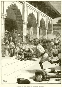 Benares Racasının Tutuklanması by English School