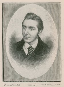 Arthur W Pinero, 19 yaşında by English School