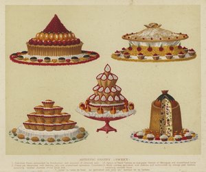 Sanatsal pasta (tatlı) by English School
