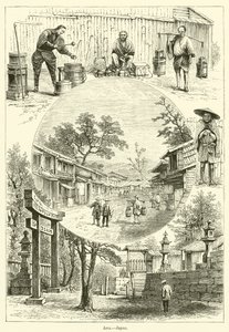 Asya, Japonya (gravür) by English School