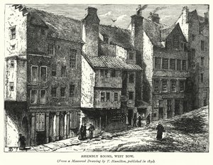 Toplantı Odaları, West Bow (gravür) by English School