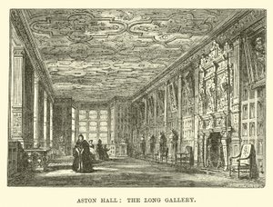 Aston Hall, Uzun Galeri by English School