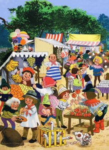 At the market by English School