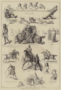 Wimbledon Kampında Atletik Sporlar (gravür) by English School