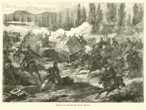 Fransız erzak konvoyuna saldırı, Eylül 1870 by English School