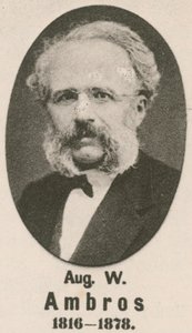Ağustos Wilhelm Ambros (gravür) by English School