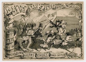 Sallys Levee Teyze, Crystal Palace, 15 Haziran 1861 by English School