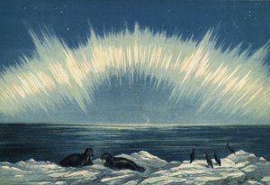 Aurora borealis by English School