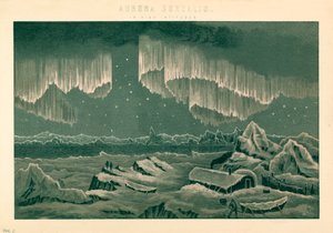 Aurora borealis by English School