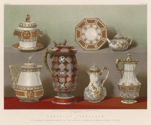 Avusturya Porselenleri, M Fischer, Herend, Macaristan ve İmparatorluk Porselen Fabrikası, Viyana by English School