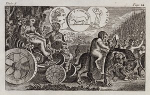 Bacchus (gravür) by English School