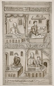 York Fırıncıları, 1595-1596 (sepya fotoğrafı) by English School