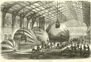 Balon Fabrikası, Ekim 1870 by English School