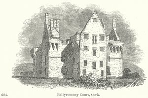 Ballyromney Court, Cork (gravür) by English School