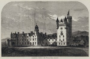 Balmoral Kalesi (gravür) by English School