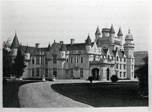 Balmoral Kalesi (lito) by English School
