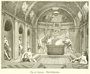 Balneae. Caldarium by English School