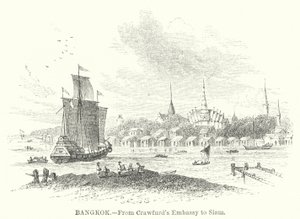 Bangkok (gravür) by English School