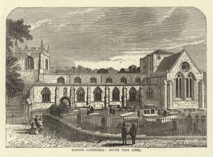 Bangor Katedrali, Güney Görünümü (1886) by English School