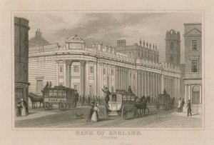 İngiltere Bankası, Sir John Soanes Güney Cephesi, 1823 by English School