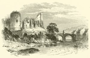 Barnard Kalesi (gravür) by English School