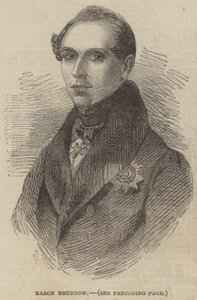 Baron Brunnow (gravür) by English School