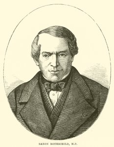 Baron Rothschild, MP (gravür) by English School