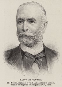 Baron de Courcel (gravür) by English School