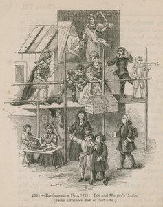 Bartholomew Fuarı, 1721; Lee ve Harpers Booth by English School
