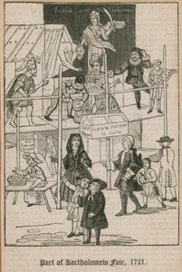 Bartholomew Fuarı, 1721; Lee ve Harpers Booth by English School