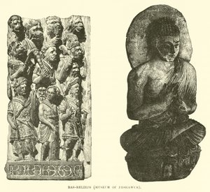 Alçak kabartmalar, Peşaver Müzesi by English School